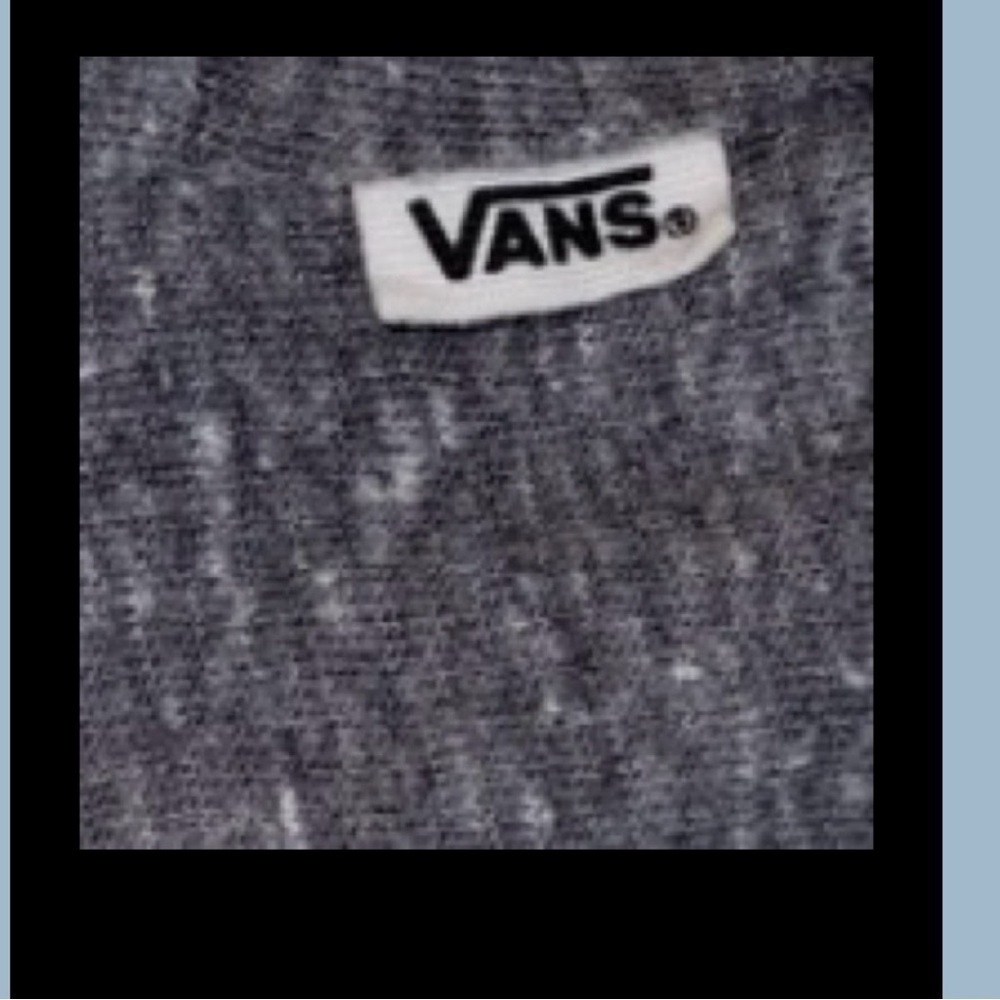 📌 Vans Women’s Small Heather Gray Floral Logo Graphic Tee Soft Casual T-Shirt - Picture 6 of 6